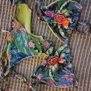 Luli Fama Multicolor Bikini Set